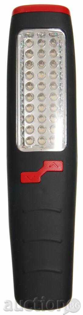 Прожектор 37 LED ,3 х R6 -1,5V AA