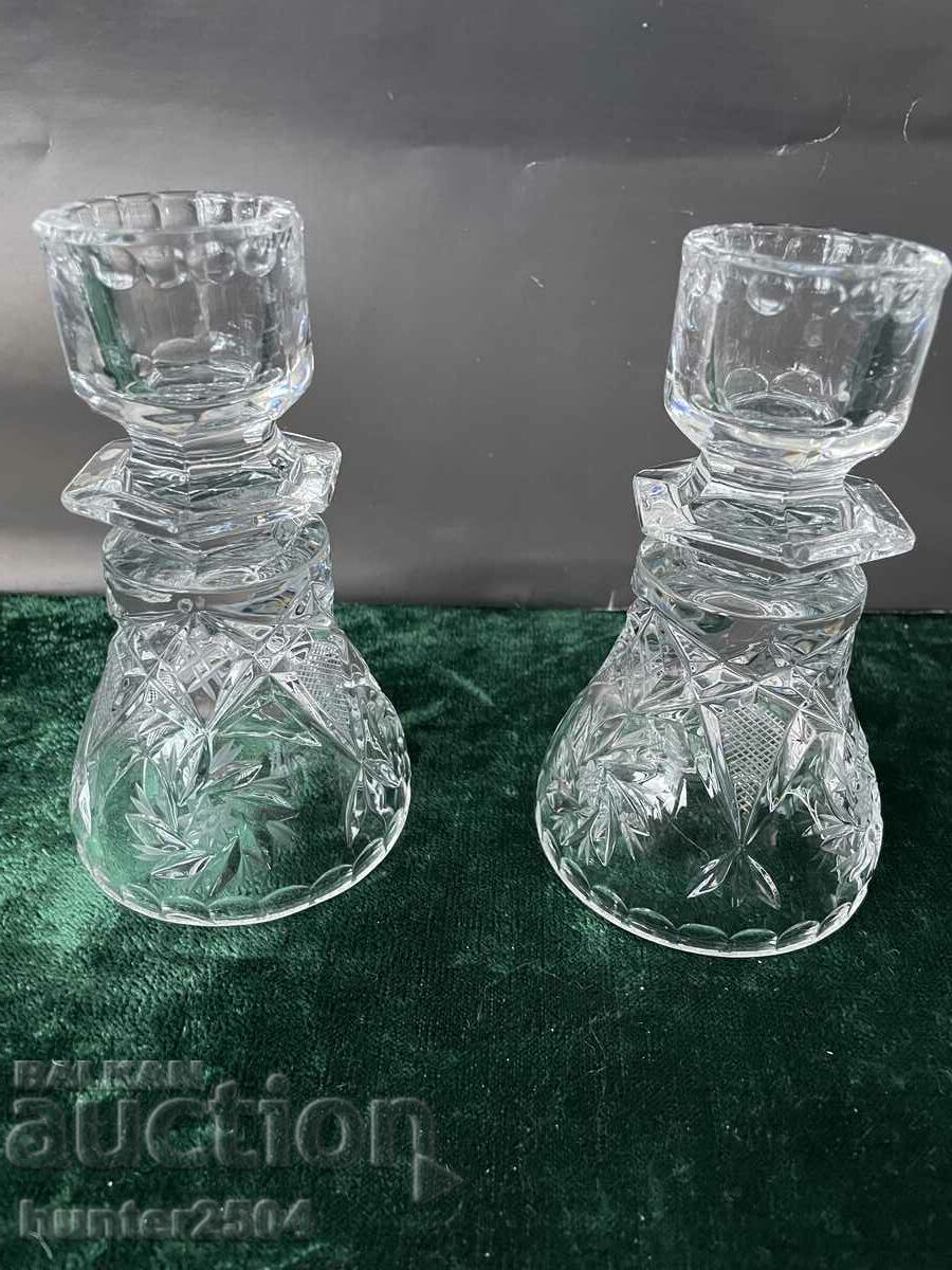 Auction  Candlesticks, glasses-15 cm-2 pcs