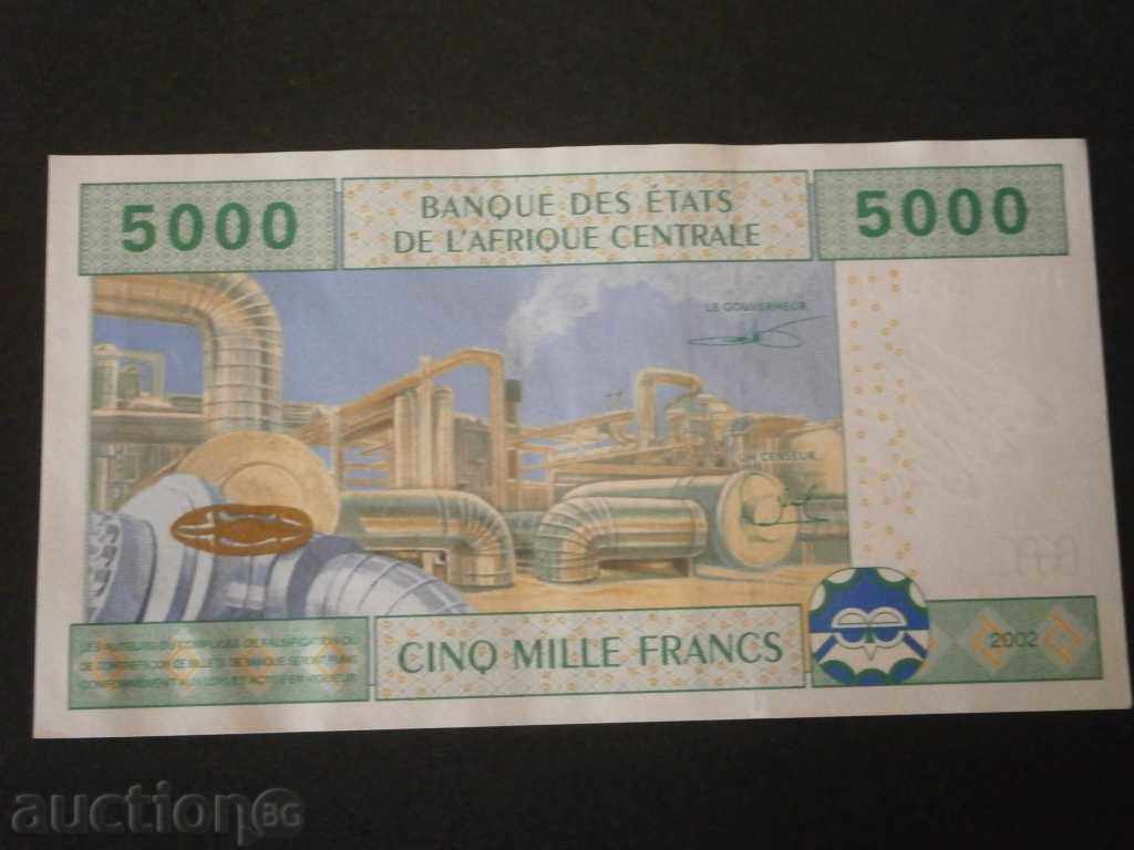 5 000 сефа франка-Централни африкански щати
