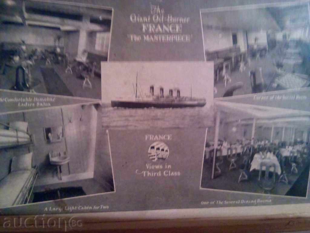 FRANCE-tourist ship with price 5.00 BGN | € 2.56