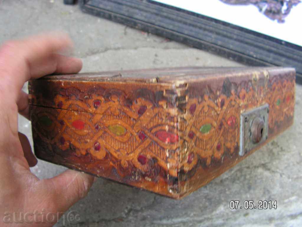 Delivery of 2936. STAR WOOD BOX DRAWN PICROGRAPHED Delivery of 2936. STAR WOOD BOX DRAWN PICROGRAPHED