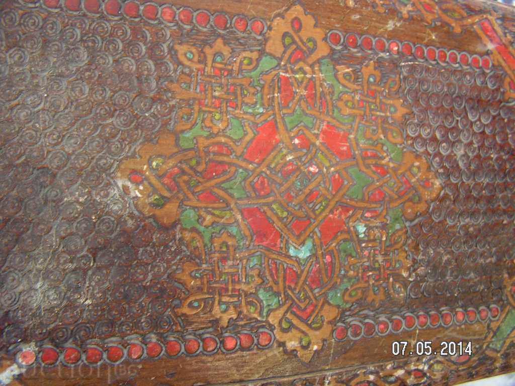 2936. STAR WOOD BOX DRAWN PICROGRAPHED - 7 2936. STAR WOOD BOX DRAWN PICROGRAPHED - 7