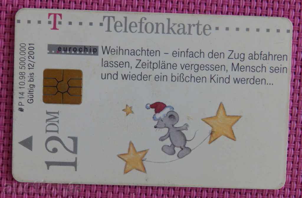 Phonecard - GERMANY - 1998 with price 1.00 BGN | € 0.51 Phonecard - GERMANY - 1998 with price 1.00 BGN | € 0.51