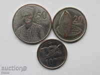 Ghana-cotă de 10,20 și 50 pesevas, 2007. Cu un nou preț
