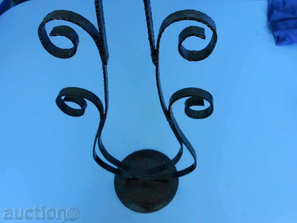 Auction A great forged candle Auction A great forged candle