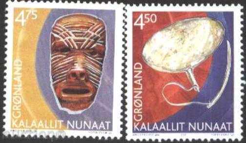 Чисти марки Културно наследство 2002 от  Гренландия