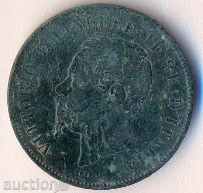 Italia 5 chentizimi 1861 m cu preț € 1.28 | 2.50 BGN