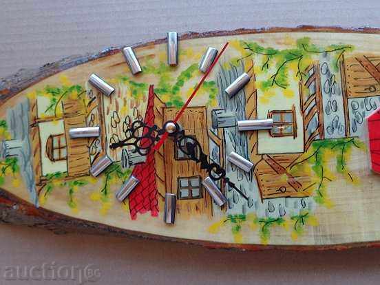 Παράδοση Art ρολόι τοίχου, ξυπνητήρι, ζωγραφική Παράδοση Art ρολόι τοίχου, ξυπνητήρι, ζωγραφική