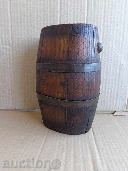 Old pavour, wooden, bake, crinkle, bushel, barrel, flask