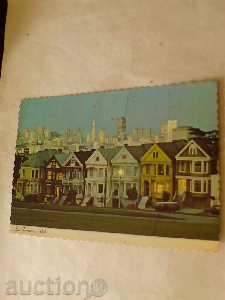 Пощенска картичка San Francisco at Nght 1978