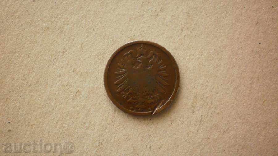 Cupru 2 PFENIGA 1875C GERMANIA cu preț € 1.53 | 2.99 BGN