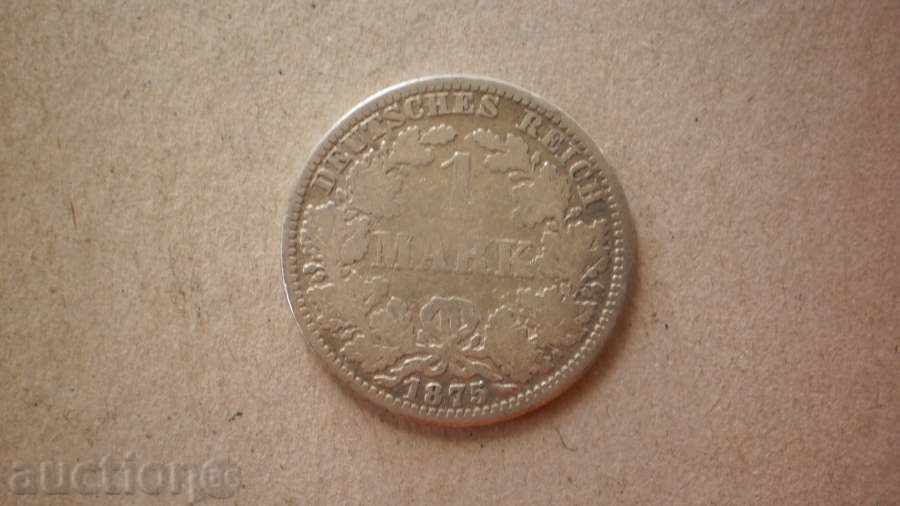 Silver Coin 1 Brand 1875A Germany with price € 11.76 | 23.00 BGN Silver Coin 1 Brand 1875A Germany with price € 11.76 | 23.00 BGN