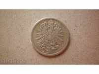 Silver Coin 1 Brand 1875A Germany