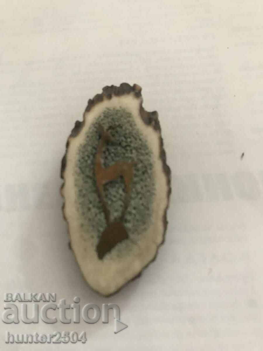 Brosa cu coarne de cerb-4,5/2 cm