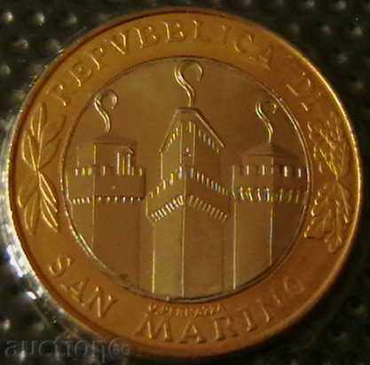 1000 λίρες το 2001 Σαν Μαρίνο