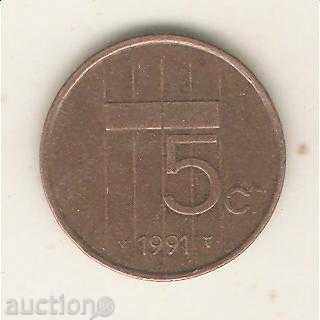 + Netherlands 5 cents 1991