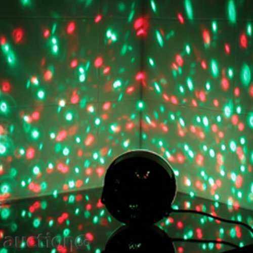 Laser ball with flash memory for music