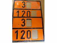 Vehicle numbers, registration number, plate, plate