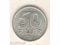 +Унгария  50  филера  1987 г.