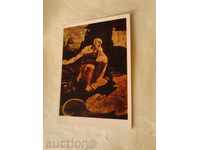 Postcard Leonardo da Vinci Saint Hieronymus 1967