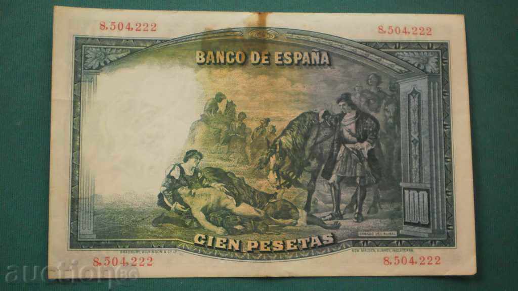 ISPANIYA- 100 pesetas -1931g-VF-RARE !!! cu preț € 7.67 | 15.00 BGN