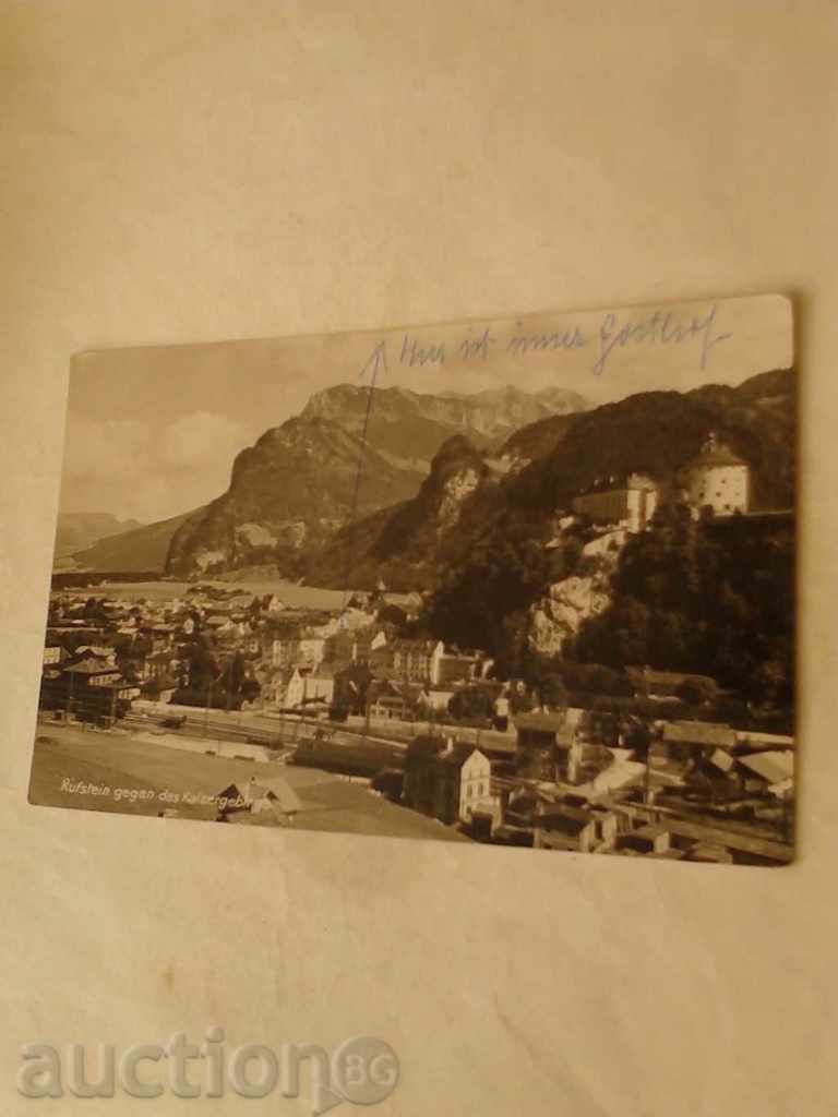 Postcard Kufstein gegen das Kaisergebirge 1958