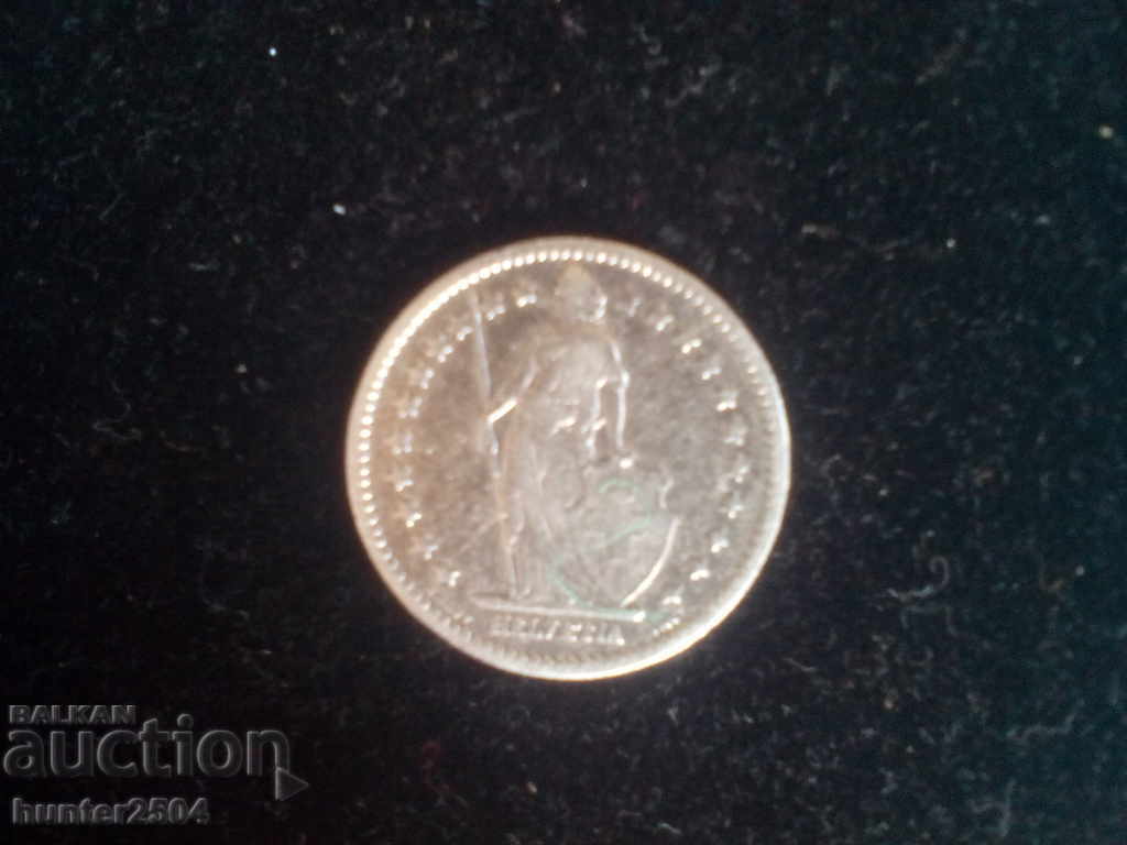 One franc Switzerland, 1 franc Helvetia, silver 1920. with price 13.95 BGN | € 7.13 One franc Switzerland, 1 franc Helvetia, silver 1920. with price 13.95 BGN | € 7.13