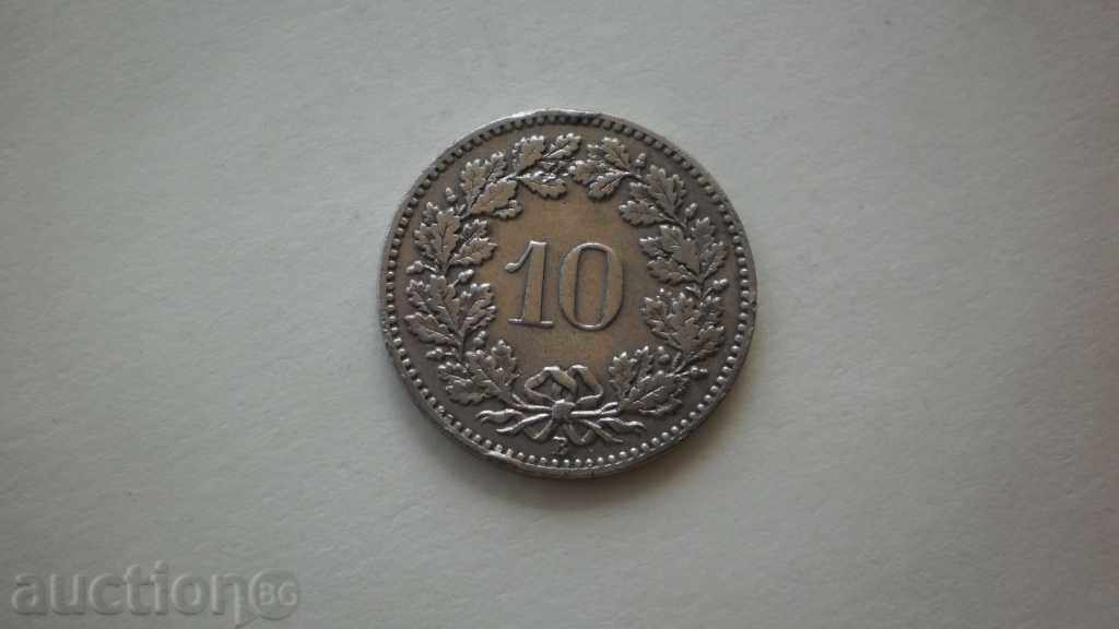 Elveția 10 rapeluri 1882 cu preț € 3.58 | 7.00 BGN