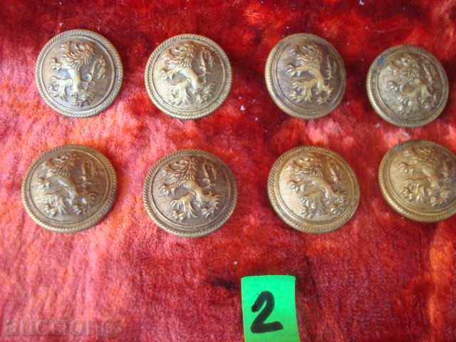 Копчета царско, лъв с корона и пилот-авиация,бронз . с цена 59.95 лв. | € 30.65 Копчета царско, лъв с корона и пилот-авиация,бронз . с цена 59.95 лв. | € 30.65