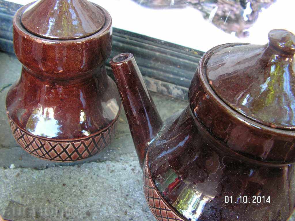 3874. ΥΠΗΡΕΣΙΑ ΓΙΑ φλιτζάνια του καφέ πλάκα κανάτα και μπολ τη ζάχαρη Glazne - 5 3874. ΥΠΗΡΕΣΙΑ ΓΙΑ φλιτζάνια του καφέ πλάκα κανάτα και μπολ τη ζάχαρη Glazne - 5