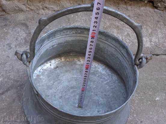 Copper pot, tinned boiler, baker, spoon, spoon - 5 Copper pot, tinned boiler, baker, spoon, spoon - 5