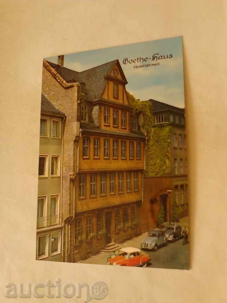 Postcard Frankfurt am Main Goethe-Haus 1978