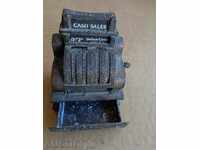 Old cash register type pencil sharpener, toy, rare