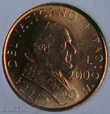 200 λίρες το 2001, το Βατικανό