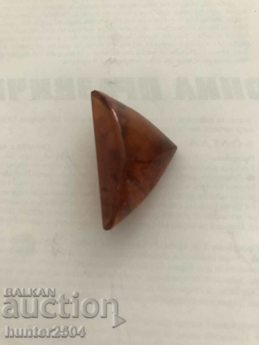 Brooch old USSR amber, 3.2 cm with price 39.95 BGN | € 20.43 Brooch old USSR amber, 3.2 cm with price 39.95 BGN | € 20.43