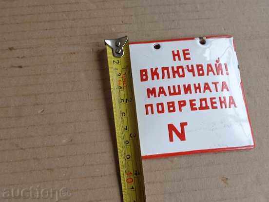 Auction Enameled plate, plate Auction Enameled plate, plate