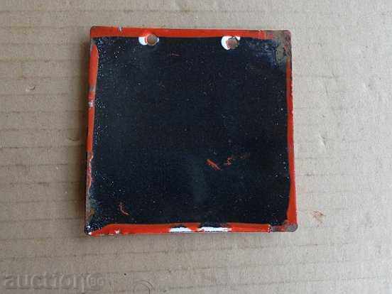 Enameled plate, plate - 5 Enameled plate, plate - 5