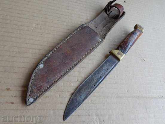 Old knife with sheath, dagger, dirk Old knife with sheath, dagger, dirk