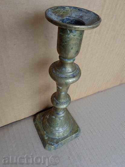 Auction Old bronze candlestick, lamp, lantern, candle Auction Old bronze candlestick, lamp, lantern, candle