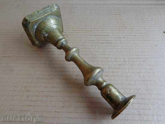 Old bronze candlestick, lamp, lantern, candle - 7 Old bronze candlestick, lamp, lantern, candle - 7