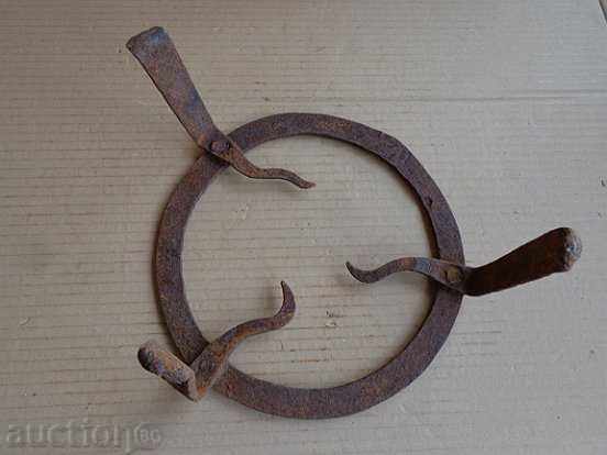 An old forged sack, fireplace, grill, wrought iron - 5 An old forged sack, fireplace, grill, wrought iron - 5