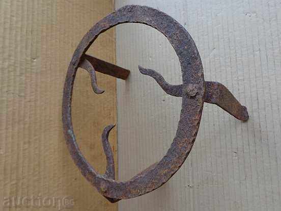 An old forged sack, fireplace, grill, wrought iron - 6 An old forged sack, fireplace, grill, wrought iron - 6