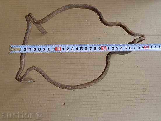 Auction An old forged sack, fireplace, grill, wrought iron Auction An old forged sack, fireplace, grill, wrought iron