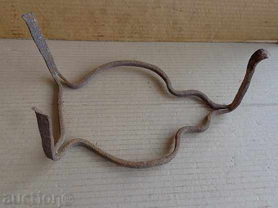 An old forged sack, fireplace, grill, wrought iron - 5 An old forged sack, fireplace, grill, wrought iron - 5