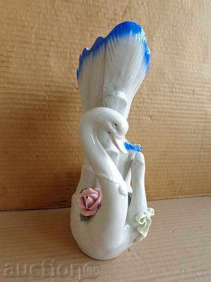 An old porcelain vase with swans, porcelain with price 39.00 BGN | € 19.94 An old porcelain vase with swans, porcelain with price 39.00 BGN | € 19.94