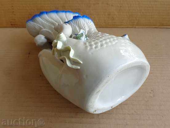 An old porcelain vase with swans, porcelain - 7 An old porcelain vase with swans, porcelain - 7