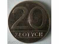 Poland 20 zloty 1990