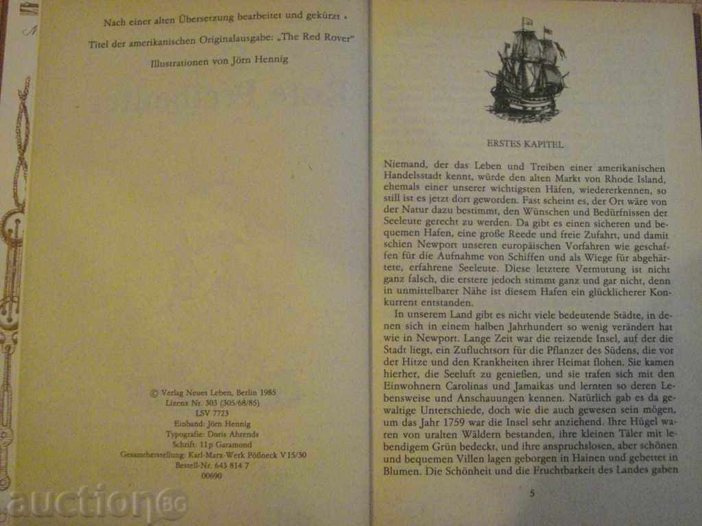 Auction The book "DER ROTE FREIBEUTER - J.V.Cooper" - 248 p. Auction The book "DER ROTE FREIBEUTER - J.V.Cooper" - 248 p.