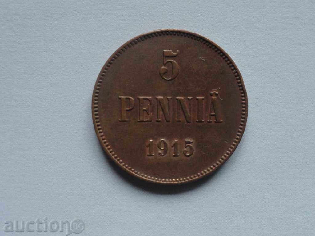 Auction Russia (for Finland) 1915 - 5 penny Auction Russia (for Finland) 1915 - 5 penny