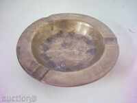 Old bronze ashtray